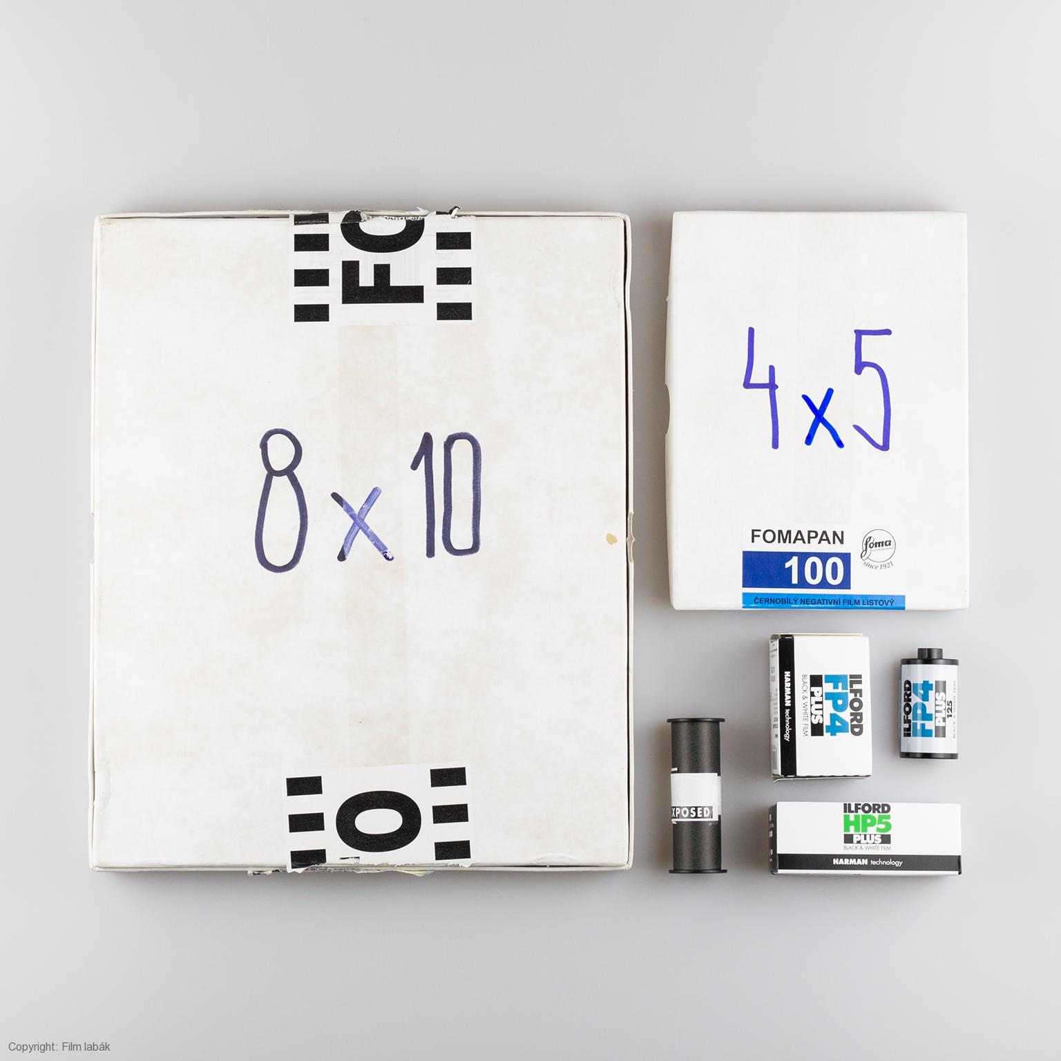 Vyvolanie čiernobieleho negatívneho filmu