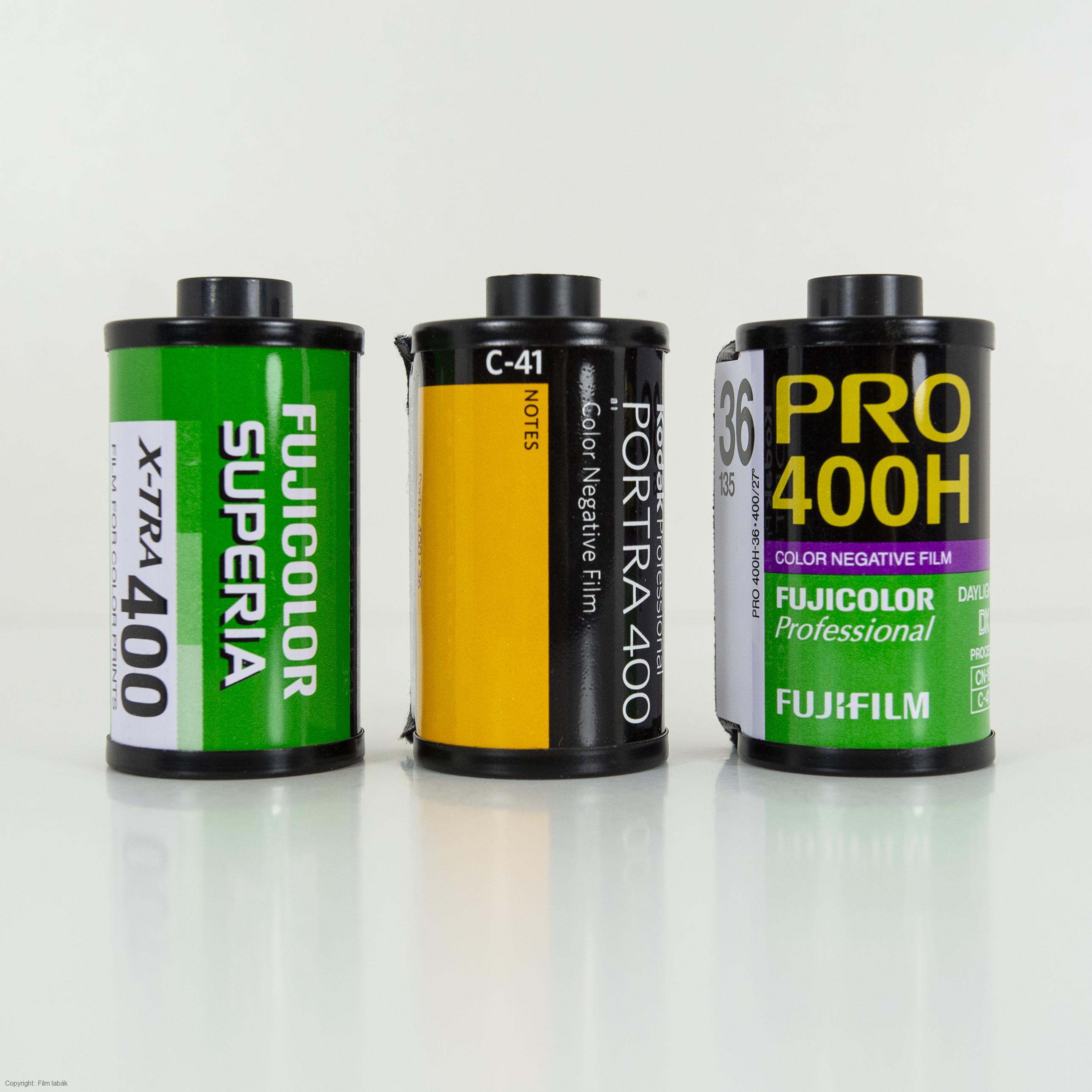 Vyvolanie a sken kinofilm 35mm (C-41 / ČB)