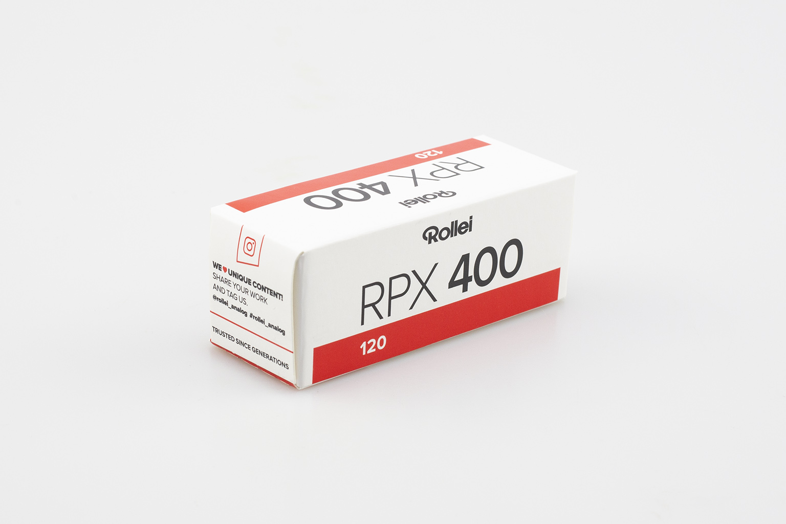 Rollei RPX 400 120 čiernobiely zvitkový film