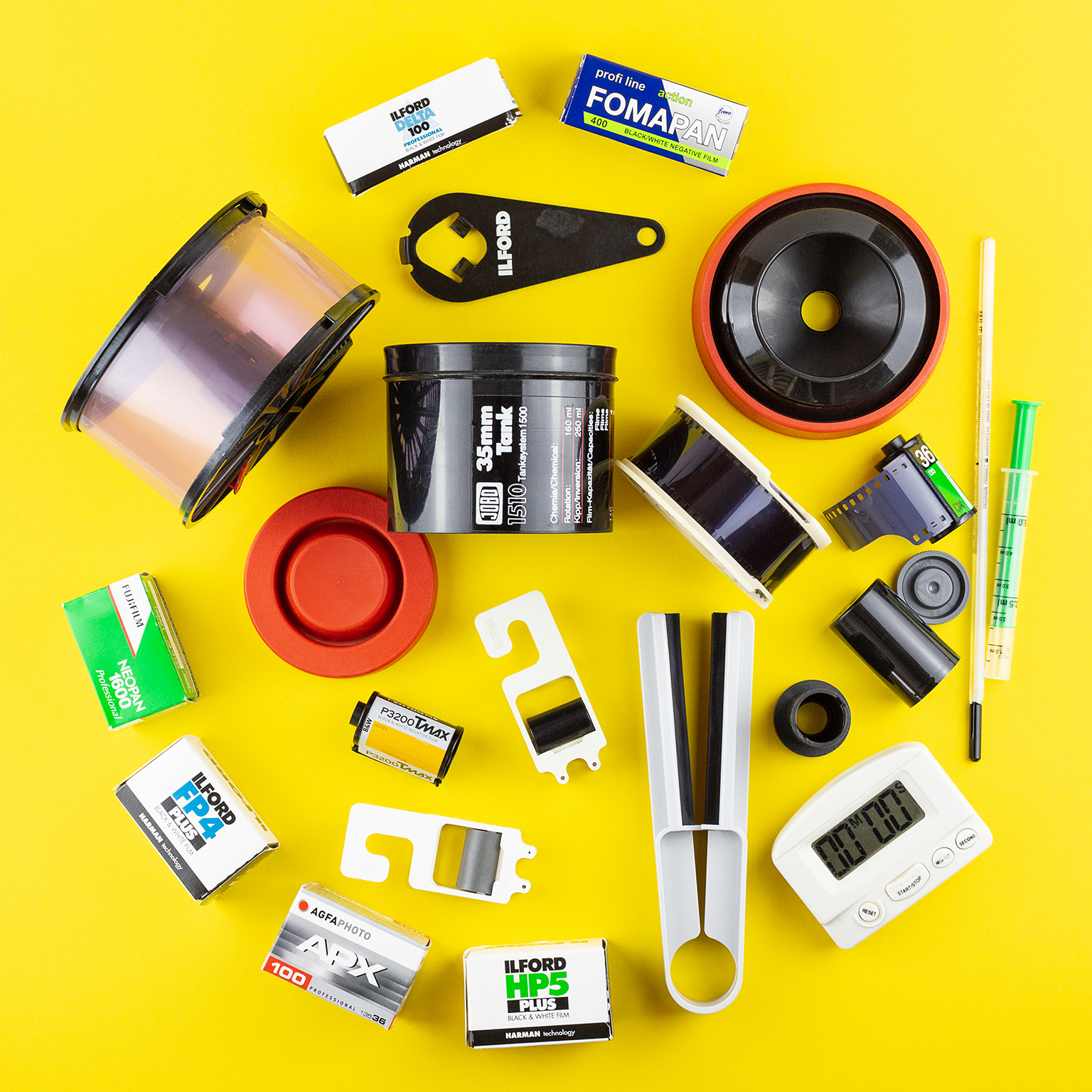 Workshop skupinový - vyvolanie čiernobieleho filmu od A po Z.