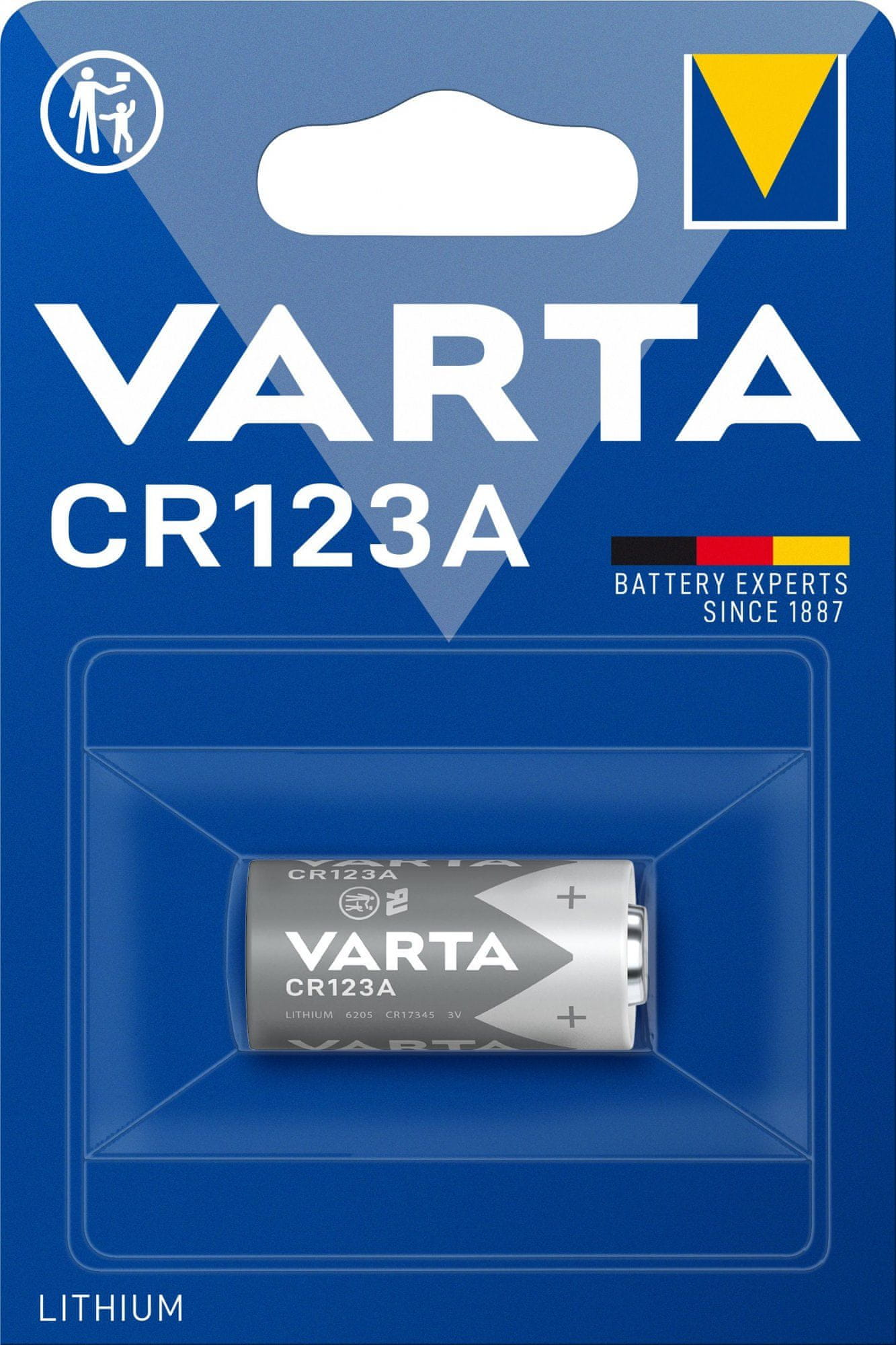 Batéria Varta CR123A 3V