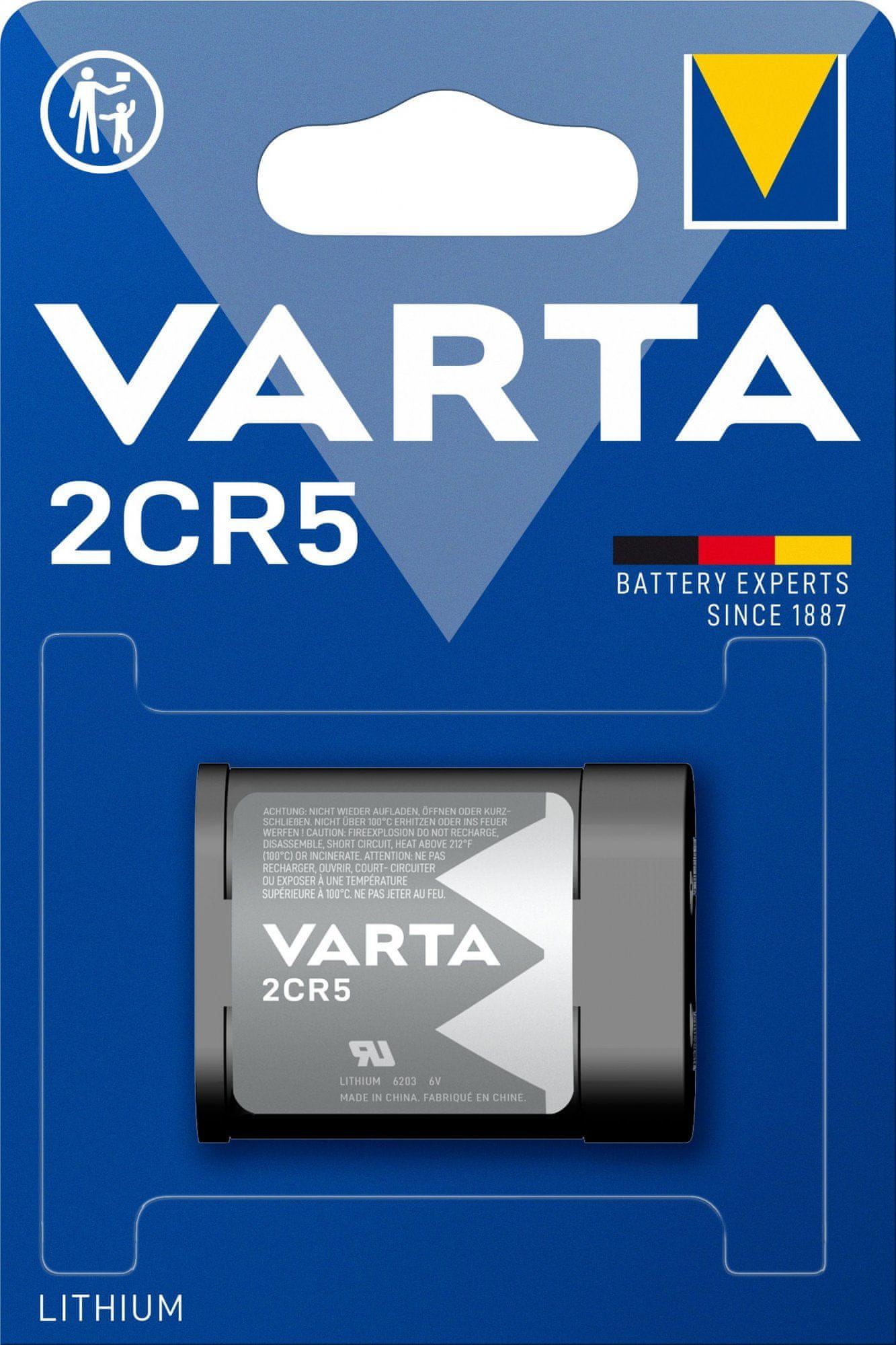 Batéria Varta 2CR5 6V