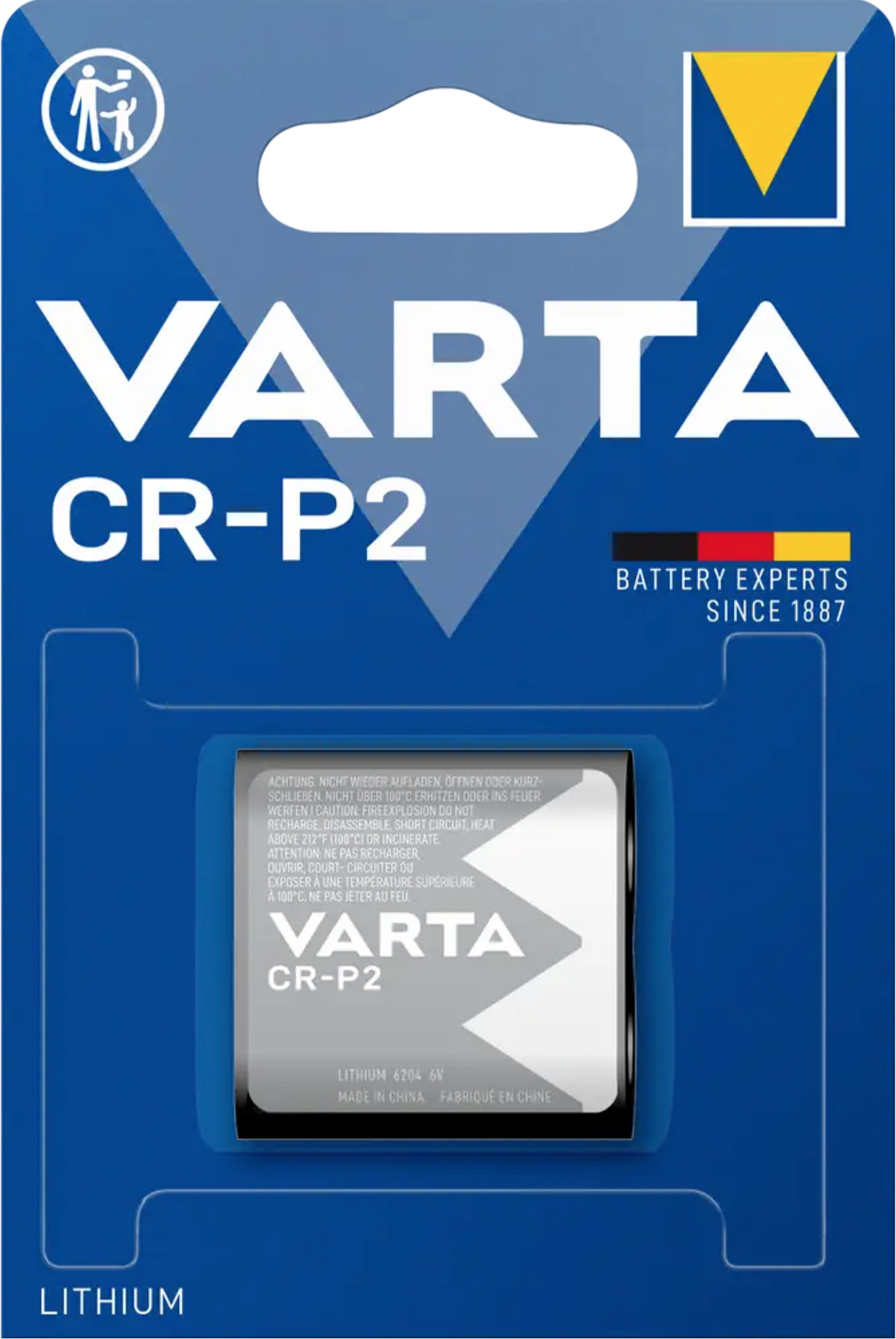 Batéria Varta CR-P2 6V