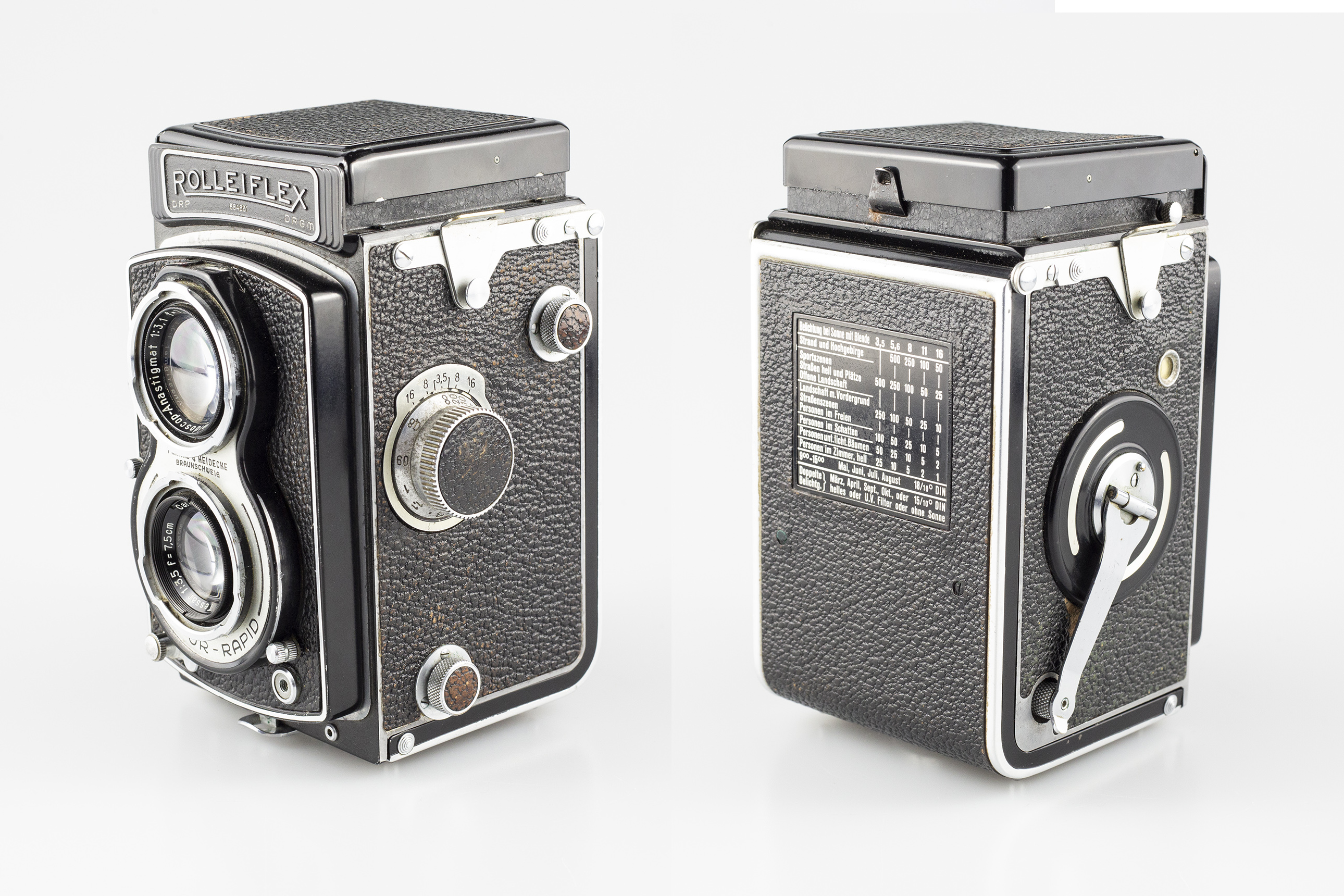 Fotoaparát Rolleiflex New Standard Tessar 75mm f3.5