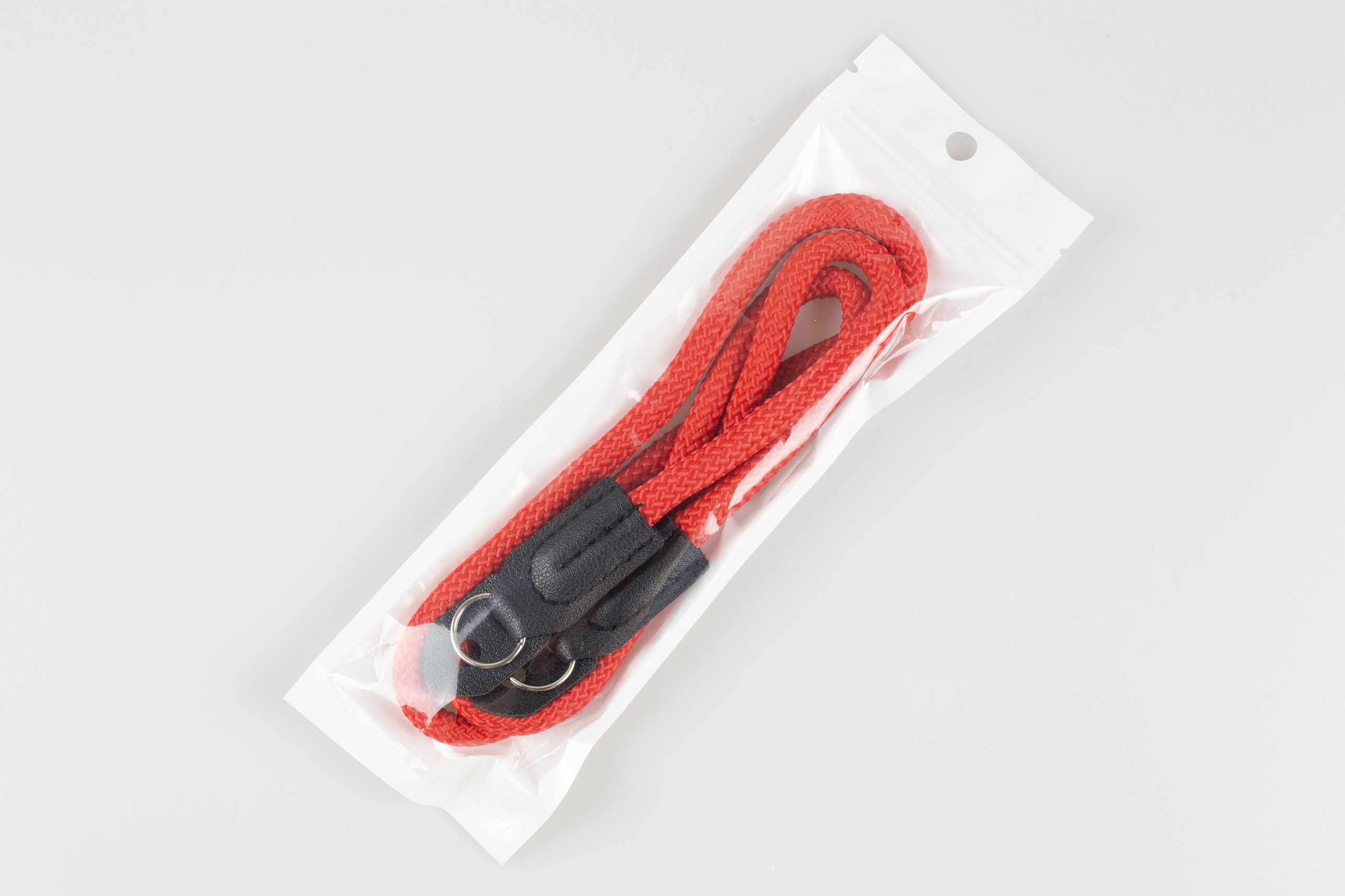 Lanový popruh červený rope strap
